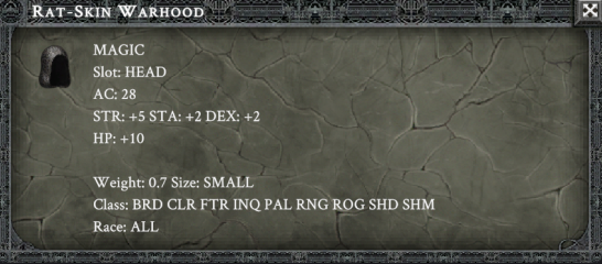RAT-SKIN WARHOOD item card